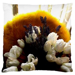 Tulips 1 2 Standard Flano Cushion Case (one Side) by bestdesignintheworld