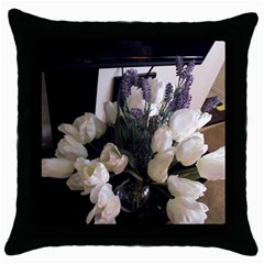 Tulips 1 1 Throw Pillow Case (black) by bestdesignintheworld