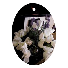 Tulips 1 1 Oval Ornament (two Sides) by bestdesignintheworld