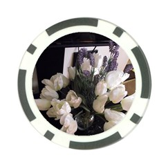 Tulips 1 1 Poker Chip Card Guard by bestdesignintheworld