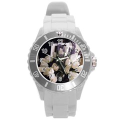 Tulips 1 1 Round Plastic Sport Watch (l) by bestdesignintheworld