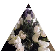 Tulips 1 1 Wooden Puzzle Triangle by bestdesignintheworld