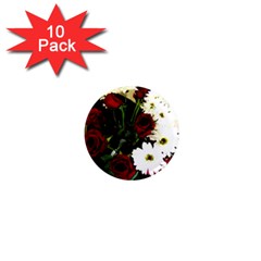 Roses 1 2 1  Mini Magnet (10 Pack)  by bestdesignintheworld