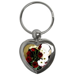 Roses 1 2 Key Chain (heart) by bestdesignintheworld