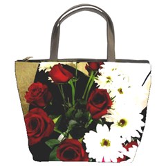 Roses 1 2 Bucket Bag by bestdesignintheworld