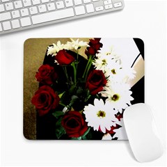 Roses 1 2 Large Mousepads by bestdesignintheworld