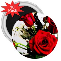 Roses 1 1 3  Magnets (10 Pack)  by bestdesignintheworld