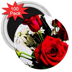 Roses 1 1 3  Magnets (100 Pack) by bestdesignintheworld