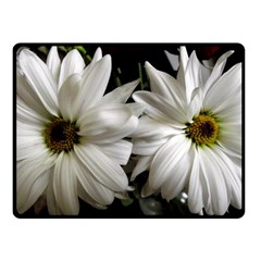 Daisies Fleece Blanket (small) by bestdesignintheworld