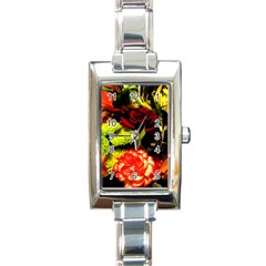 Flowers 1 1 Rectangle Italian Charm Watch by bestdesignintheworld