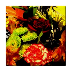 Flowers 1 1 Tile Coaster by bestdesignintheworld