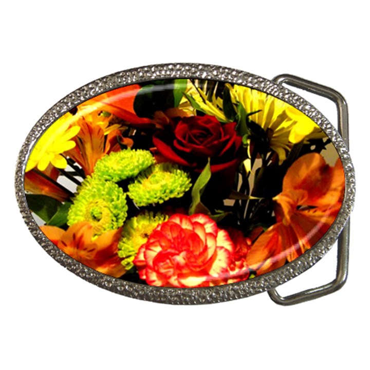 Flowers 1 1 Belt Buckles