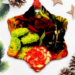 Flowers 1 1 Ornament (snowflake) by bestdesignintheworld