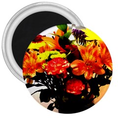 Flowers In A Vase 1 2 3  Magnets by bestdesignintheworld