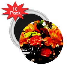 Flowers In A Vase 1 2 2 25  Magnets (10 Pack)  by bestdesignintheworld