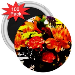 Flowers In A Vase 1 2 3  Magnets (100 Pack) by bestdesignintheworld