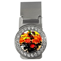 Flowers In A Vase 1 2 Money Clips (cz)  by bestdesignintheworld