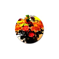 Flowers In A Vase 1 2 Golf Ball Marker (4 Pack) by bestdesignintheworld