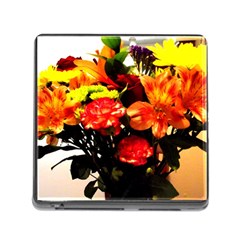 Flowers In A Vase 1 2 Memory Card Reader (square 5 Slot) by bestdesignintheworld