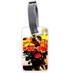 Flowers In A Vase 1 2 Luggage Tag (one Side) by bestdesignintheworld