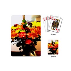 Flowers In A Vase 1 2 Playing Cards Single Design (mini) by bestdesignintheworld