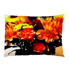 Flowers In A Vase 1 2 Pillow Case (two Sides) by bestdesignintheworld