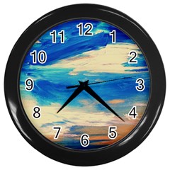 Skydiving 1 1 Wall Clock (black) by bestdesignintheworld