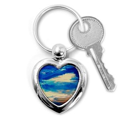 Skydiving 1 1 Key Chain (heart) by bestdesignintheworld