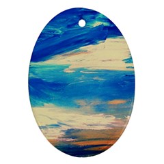 Skydiving 1 1 Oval Ornament (two Sides) by bestdesignintheworld