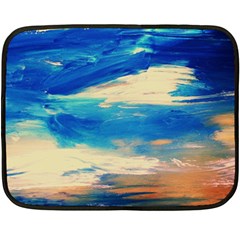 Skydiving 1 1 Fleece Blanket (mini) by bestdesignintheworld