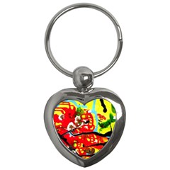 Hot 1 1 Key Chain (heart) by bestdesignintheworld