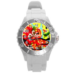 Hot 1 1 Round Plastic Sport Watch (l) by bestdesignintheworld