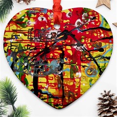 July 1 1 Heart Ornament (two Sides) by bestdesignintheworld