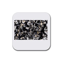 Marble Texture Rubber Coaster (square) 