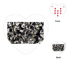 Marble Texture Playing Cards Single Design (heart) by letsbeflawed