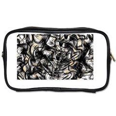 Marble Texture Toiletries Bag (one Side) by letsbeflawed