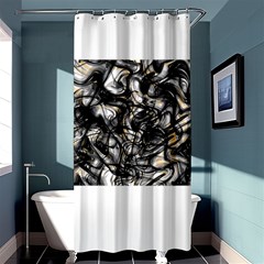 Marble Texture Shower Curtain 36  X 72  (stall) 