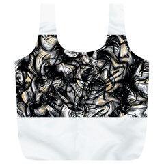 Marble Texture Full Print Recycle Bag (xl)