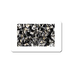 Marble Texture Magnet (name Card) by letsbeflawed