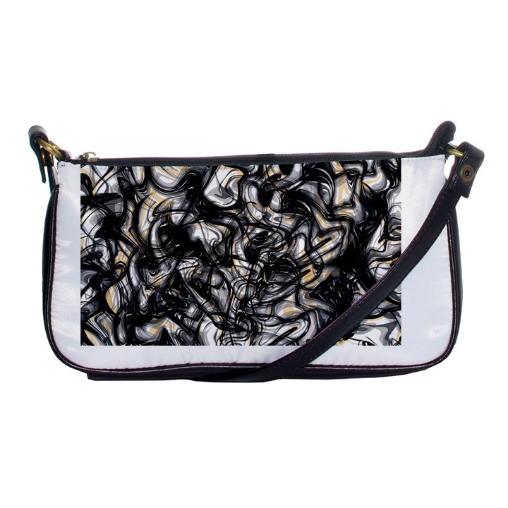 Marble Texture Shoulder Clutch Bag