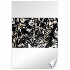 Marble Texture Canvas 12  X 18  by letsbeflawed