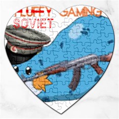 Soviet Gaming Jigsaw Puzzle (heart) by FluffyGaming