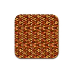 Rby 154 Rubber Square Coaster (4 Pack)  by ArtworkByPatrick