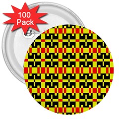 Rby-c-1-7 3  Buttons (100 Pack)  by ArtworkByPatrick