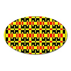 Rby-c-1-7 Oval Magnet by ArtworkByPatrick