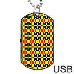 Rby-c-1-7 Dog Tag Usb Flash (two Sides) by ArtworkByPatrick