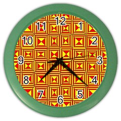 Rby-c-1-8 Color Wall Clock by ArtworkByPatrick