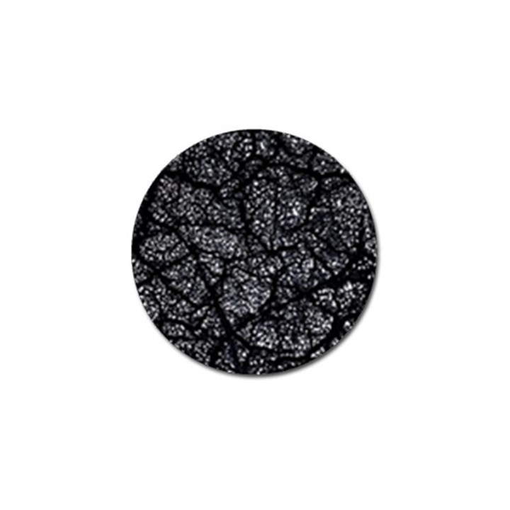 Black And White Dark Abstract Texture Print Golf Ball Marker (10 pack)