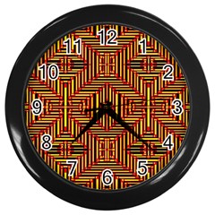 Rby-c-1-9 Wall Clock (black) by ArtworkByPatrick