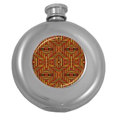 Rby-c-1-9 Round Hip Flask (5 Oz) by ArtworkByPatrick